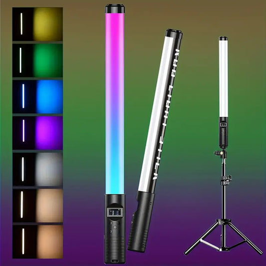 50CM/20in Handheld RGB Colorful Video Stick Light