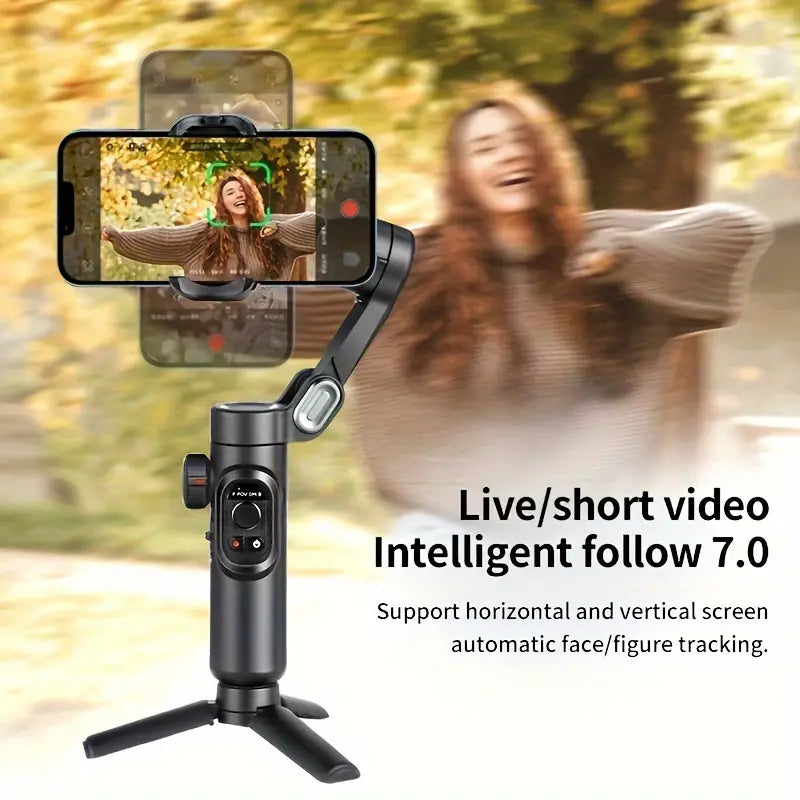 Foldable 3-Axis Handheld Gimbal Stabilizer