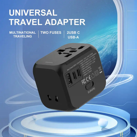 Universal Travel Adapter - Compact & Safe